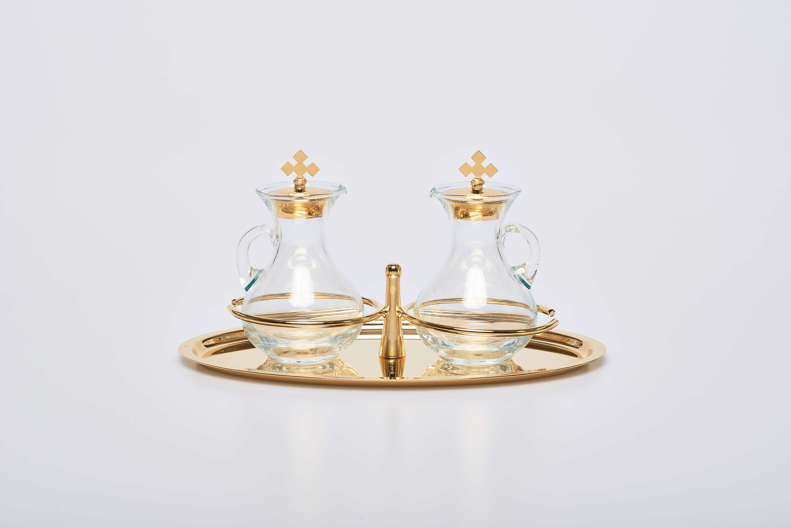 Servizio ampolle su vassoio