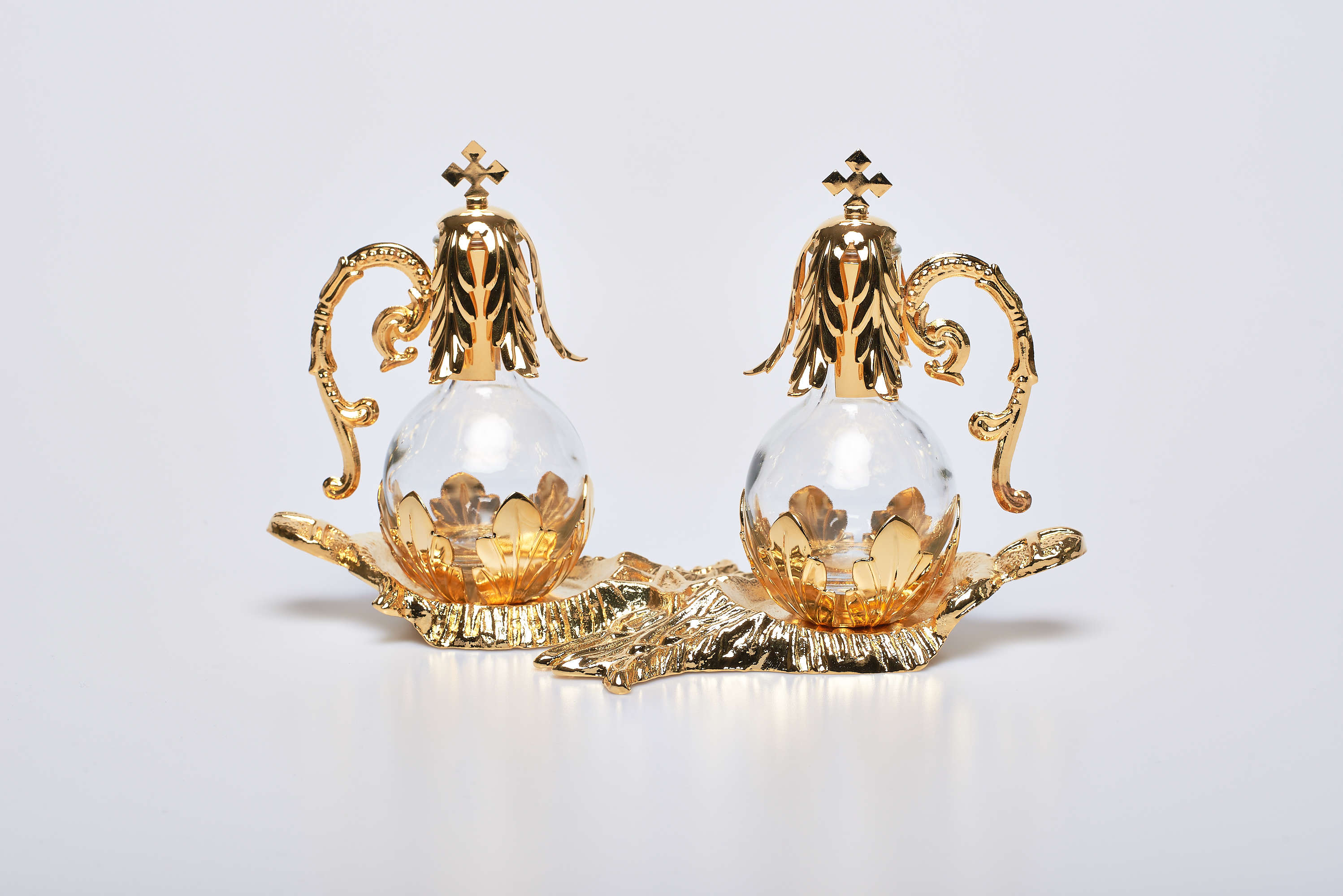 Servizio ampolle su vassoio fusione "Stromboli"