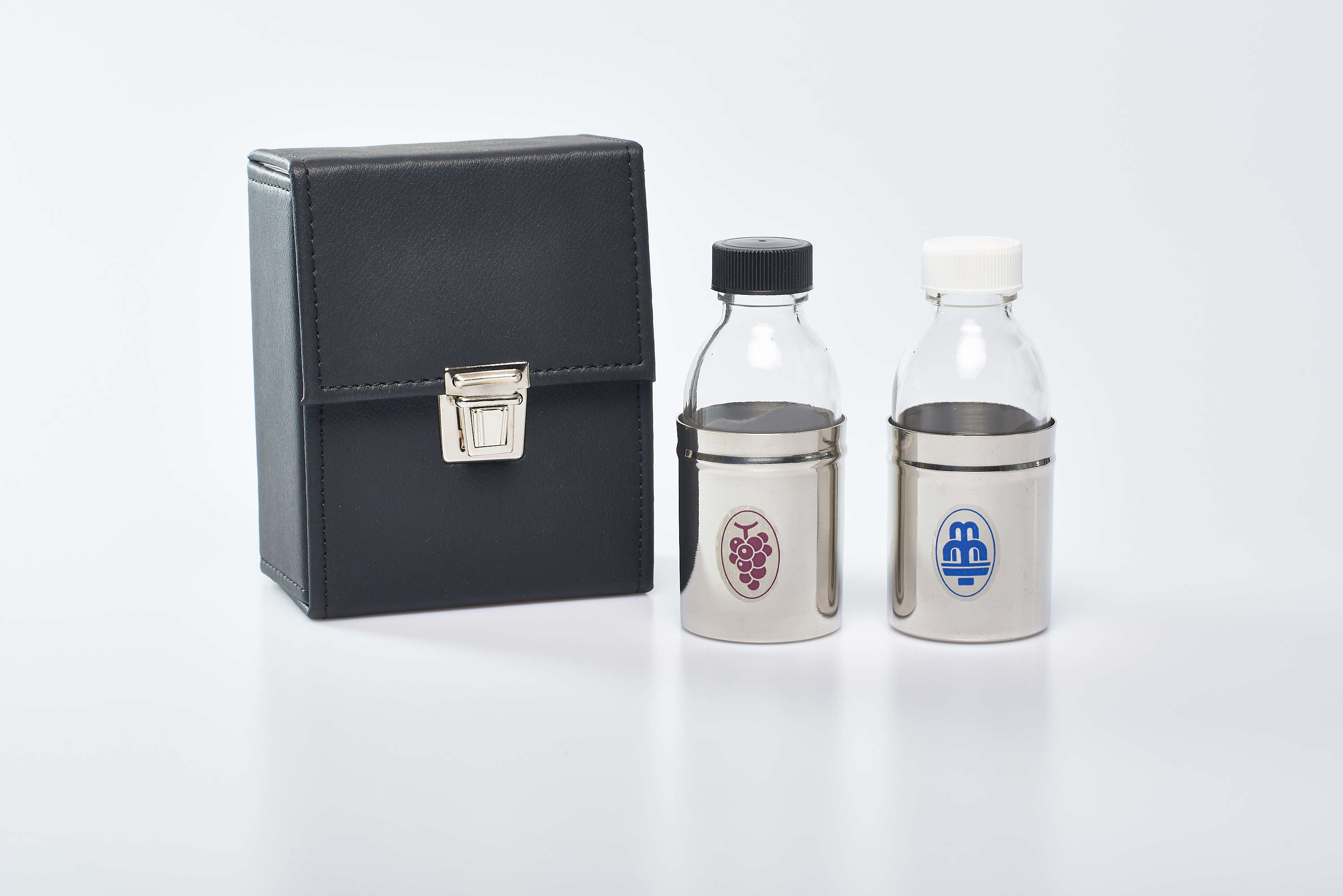 Astuccio rigido con coppia bottiglie