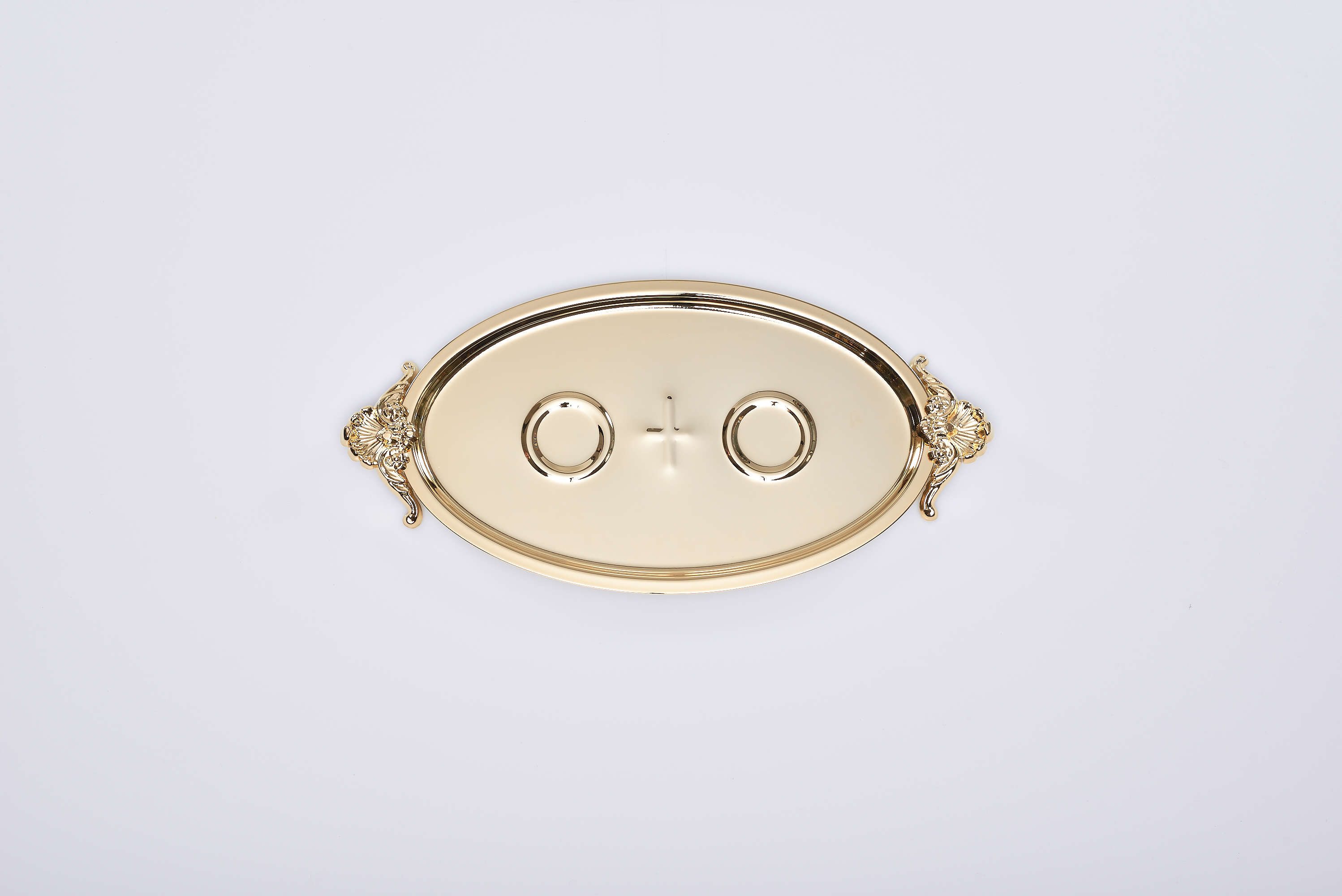 Vassoio "Sposi" dorato