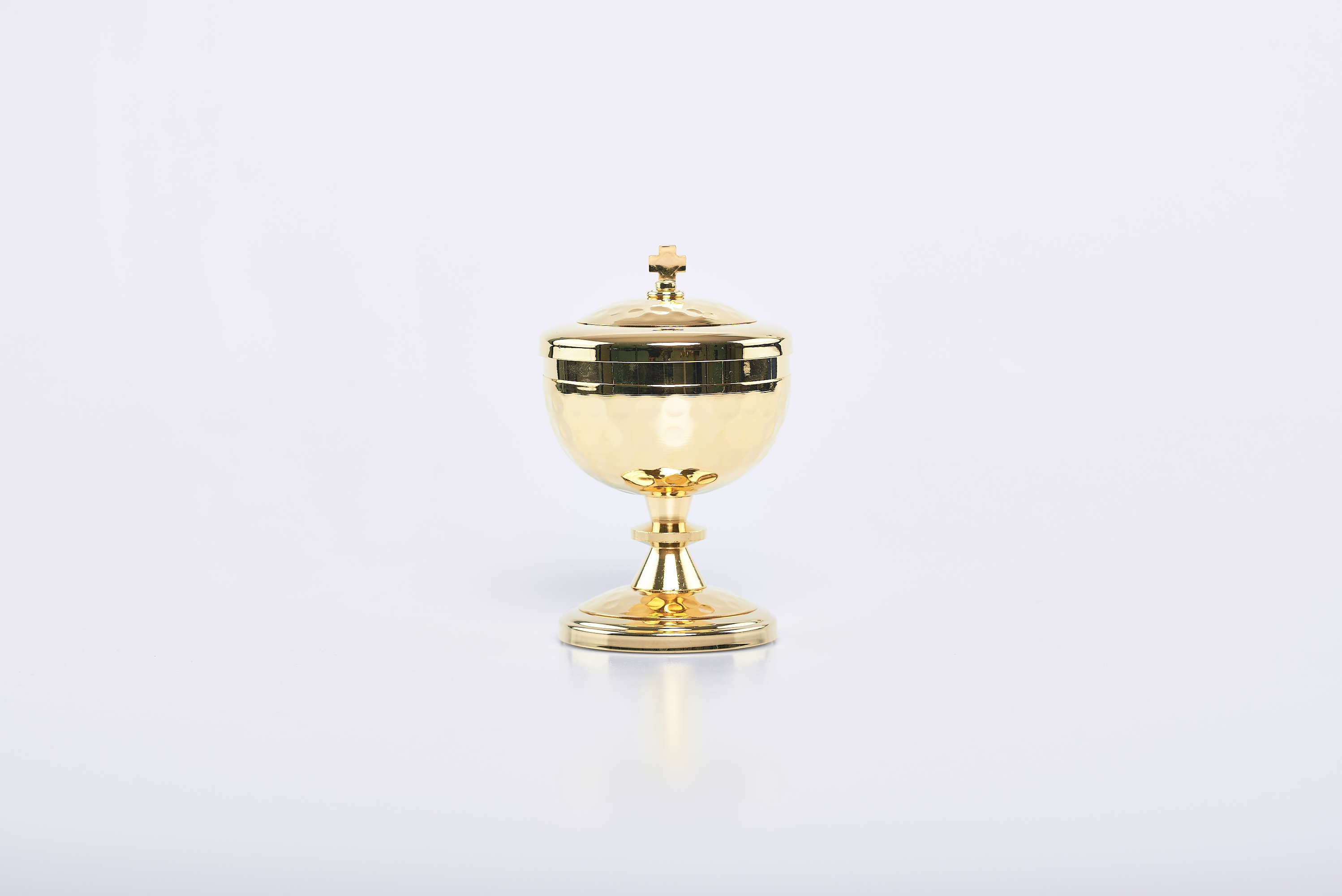 Pisside stelo foderata e decorata Ø 8x13cm