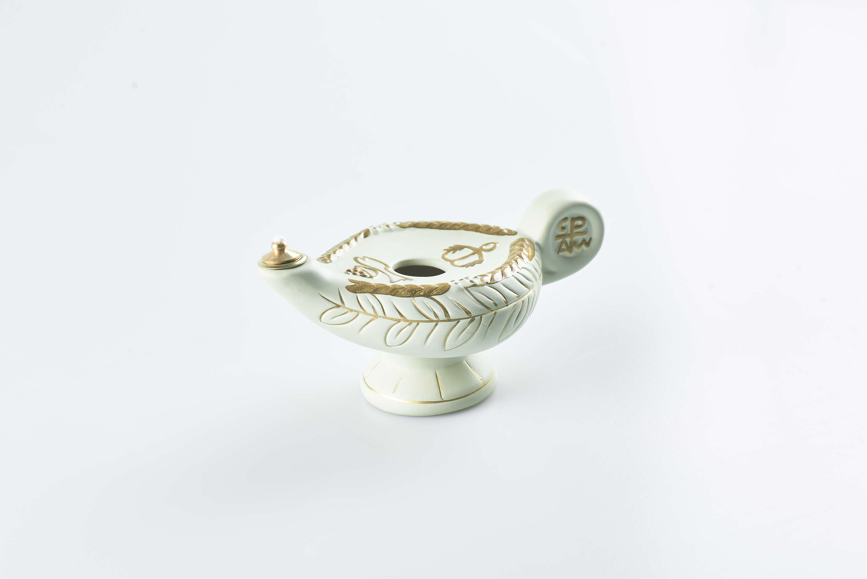 Lucerna porcellana bianca