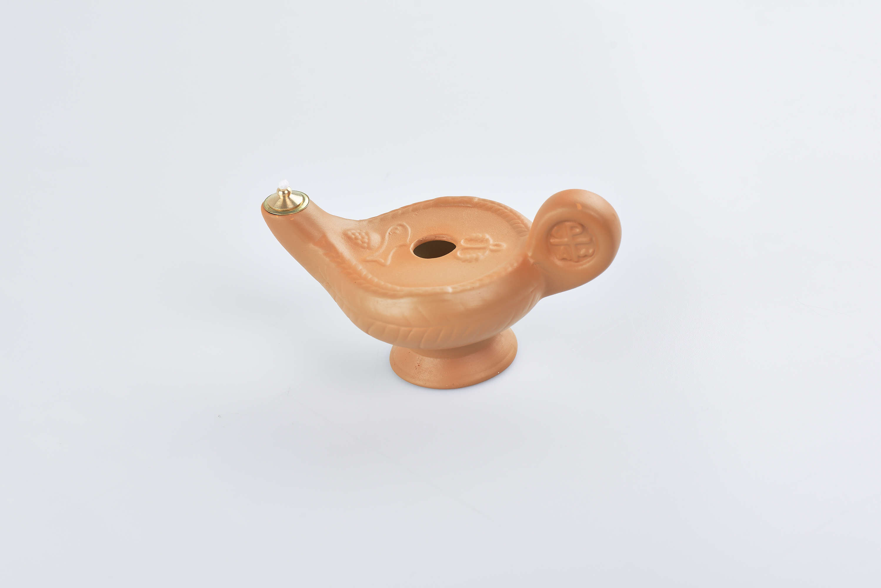 Lucerna porcellana color terracotta 140 mm.