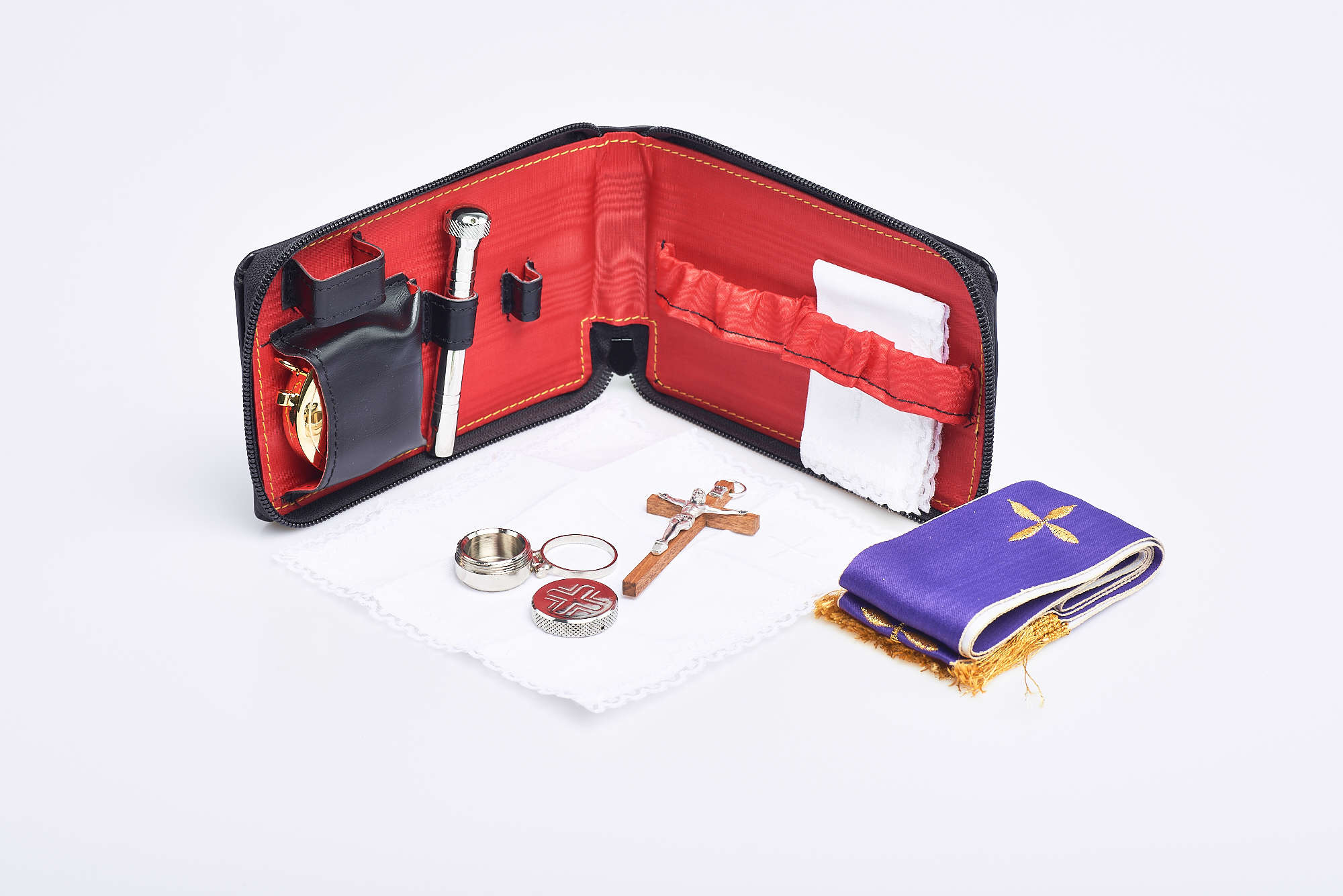 Pelle tipo foca completo Viatici a portafoglio