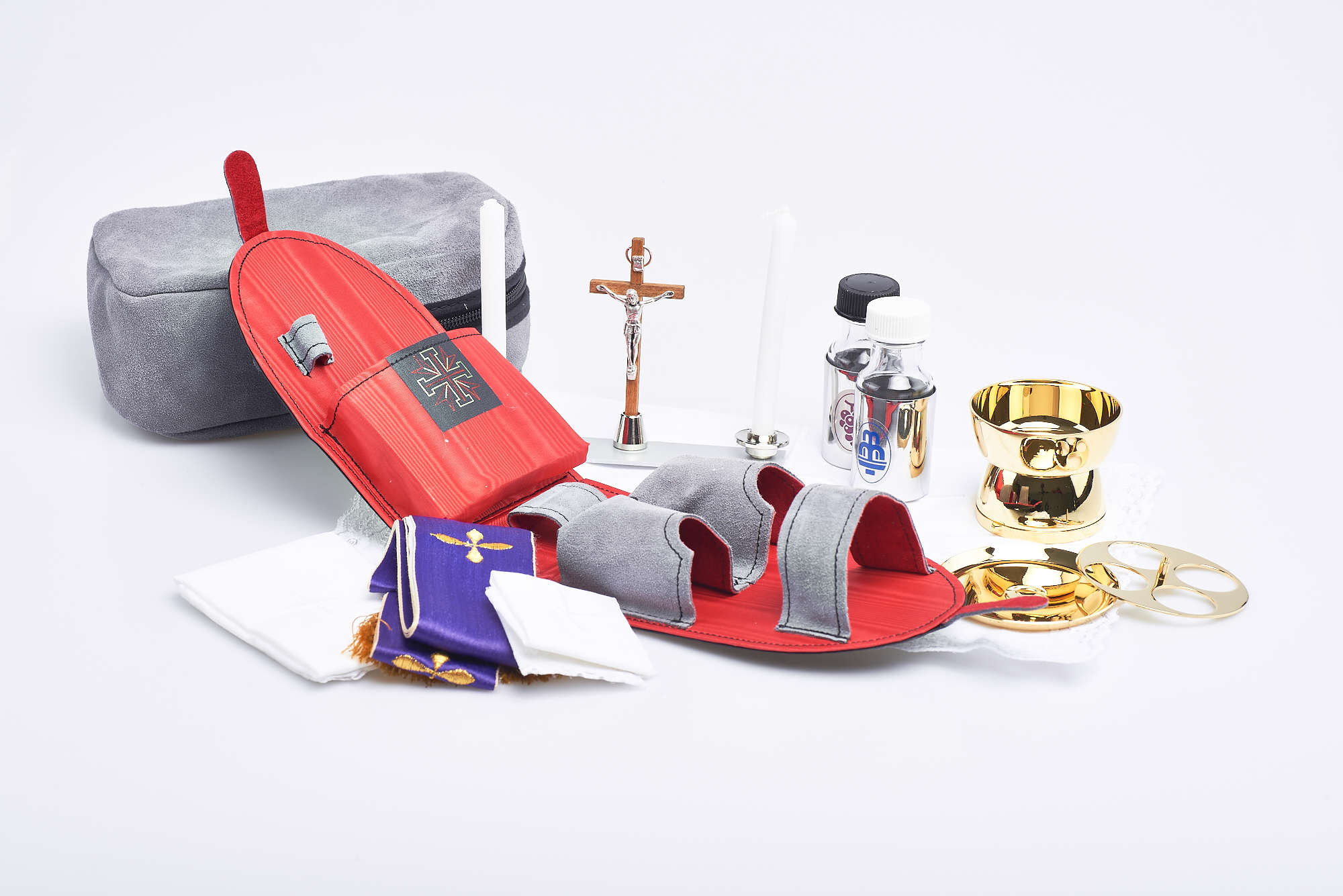 Mini completo in pelle scamosciata per Celebrazione