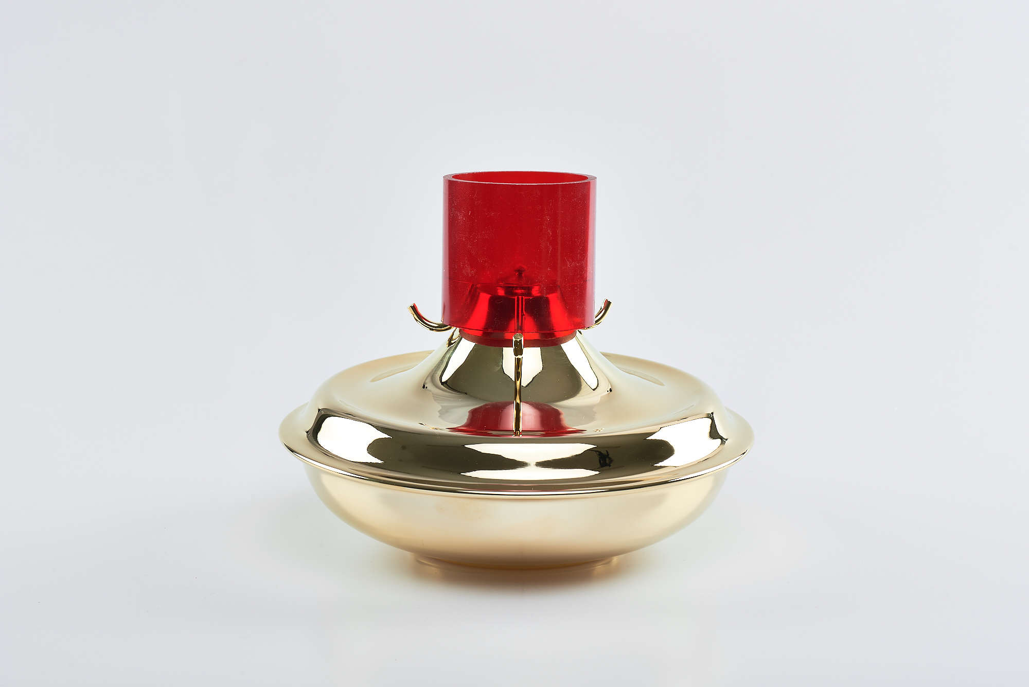 Lucerna vetro rosso Ø 25