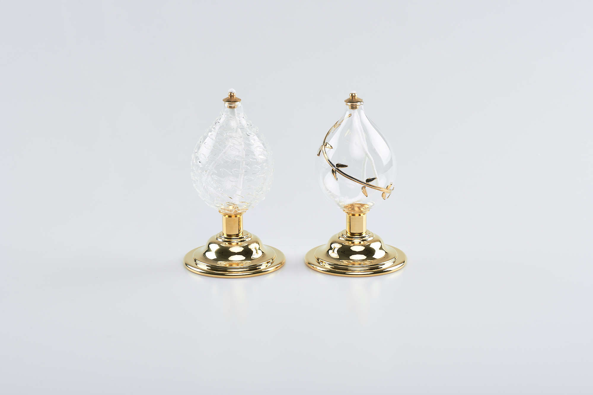 Lume a goccia in cristallo soffiato