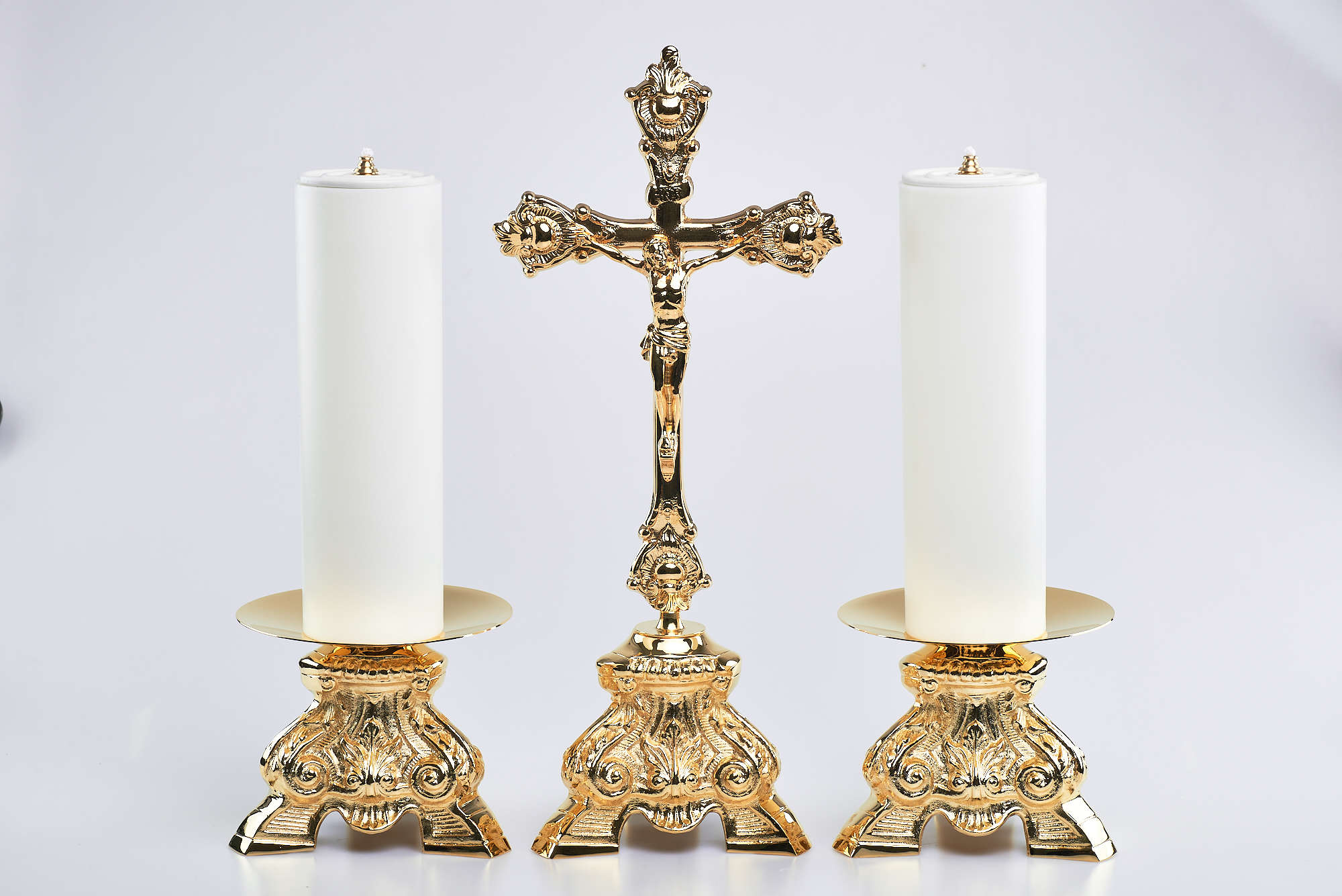 Candeliere in fusione barocco ricco