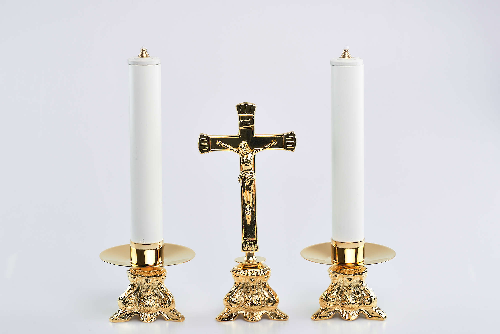 Candeliere in fusione barocco ricco - 2