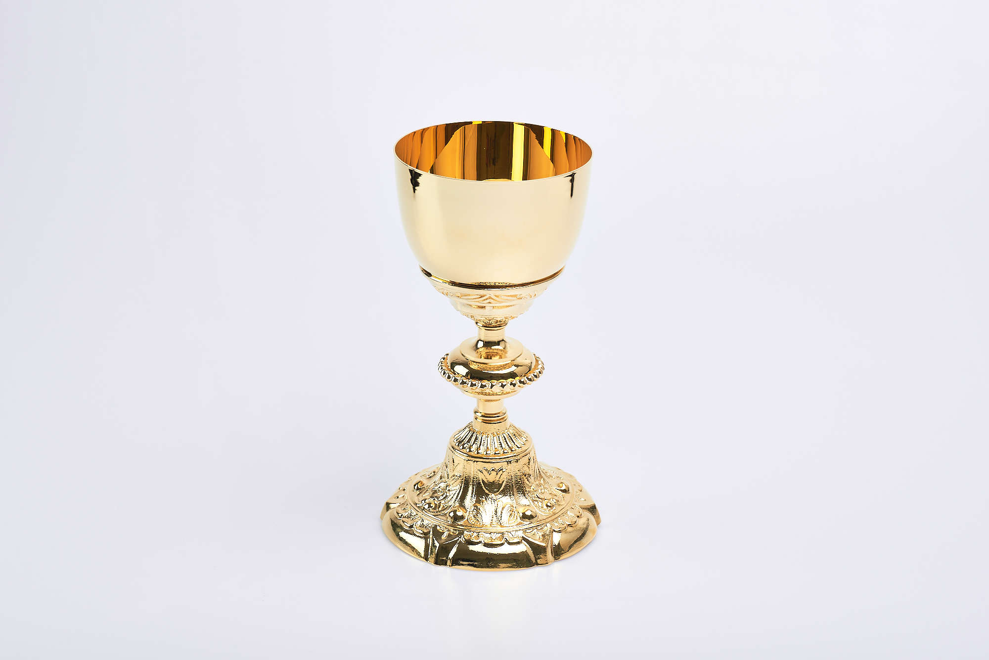 Calice barocco in fusione dorata