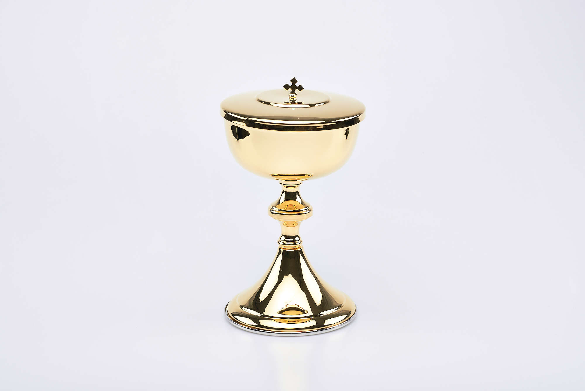 Pisside ottone dorato