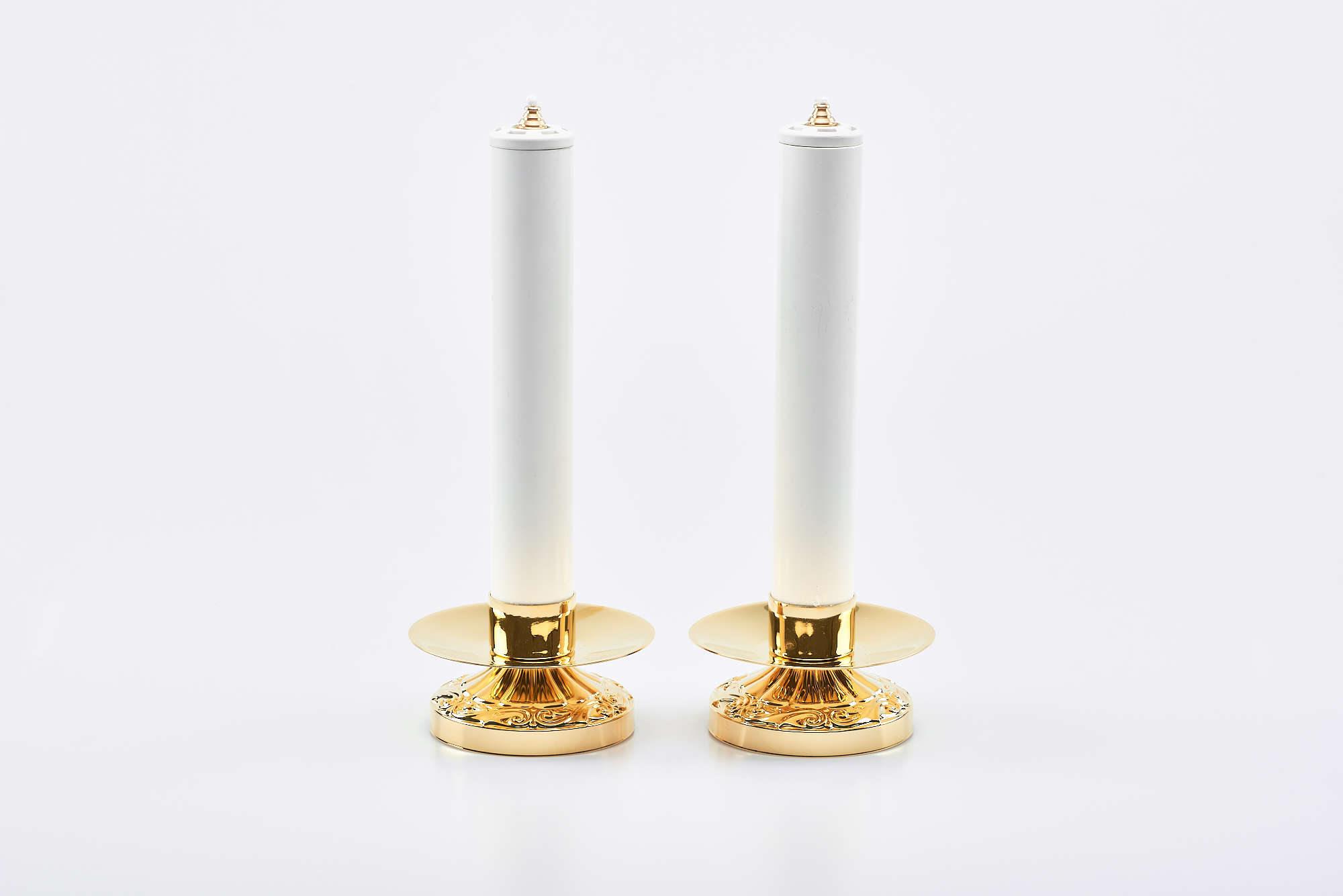 Candeliere impero diam. cm 12 x 8 bossolo da cm 4