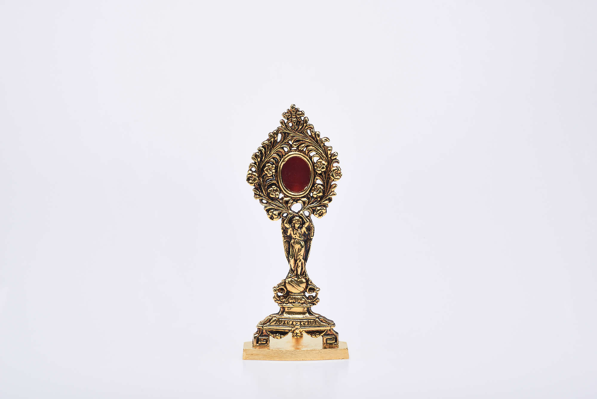 Reliquiario in bronzo dorato - 2