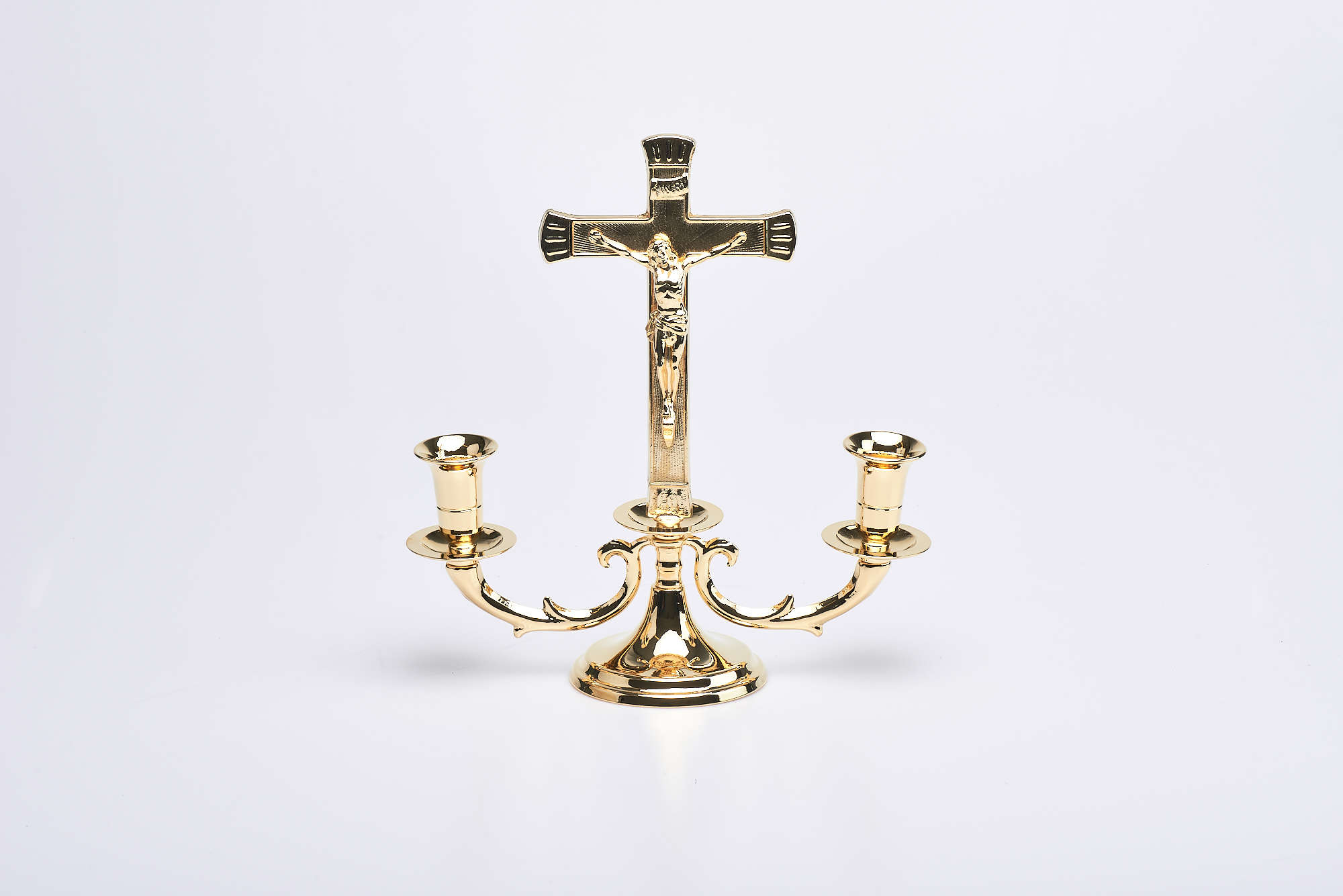 Candeliere Rococò con Croce