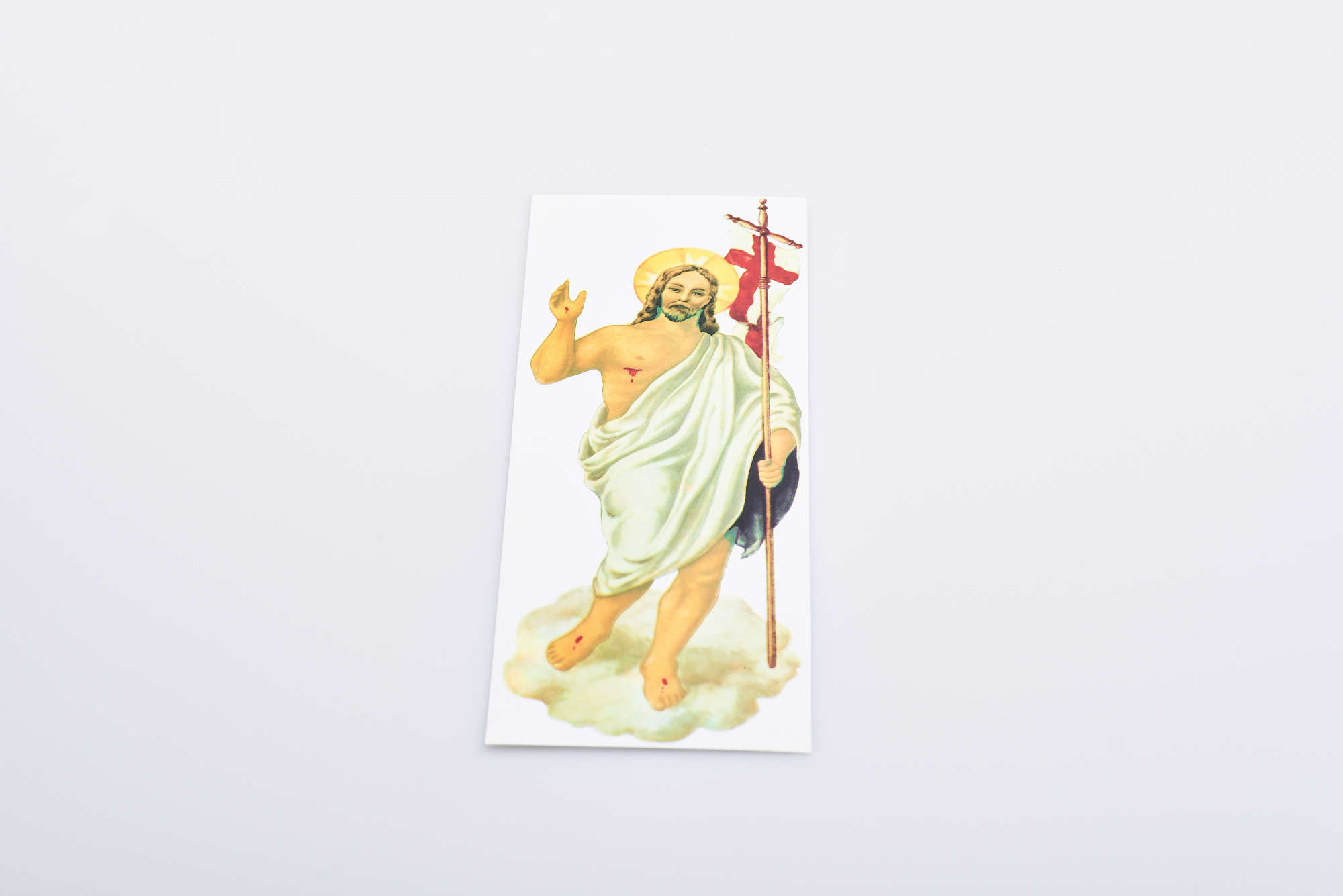 Decalcomania h. cm 26 Cristo Risorto