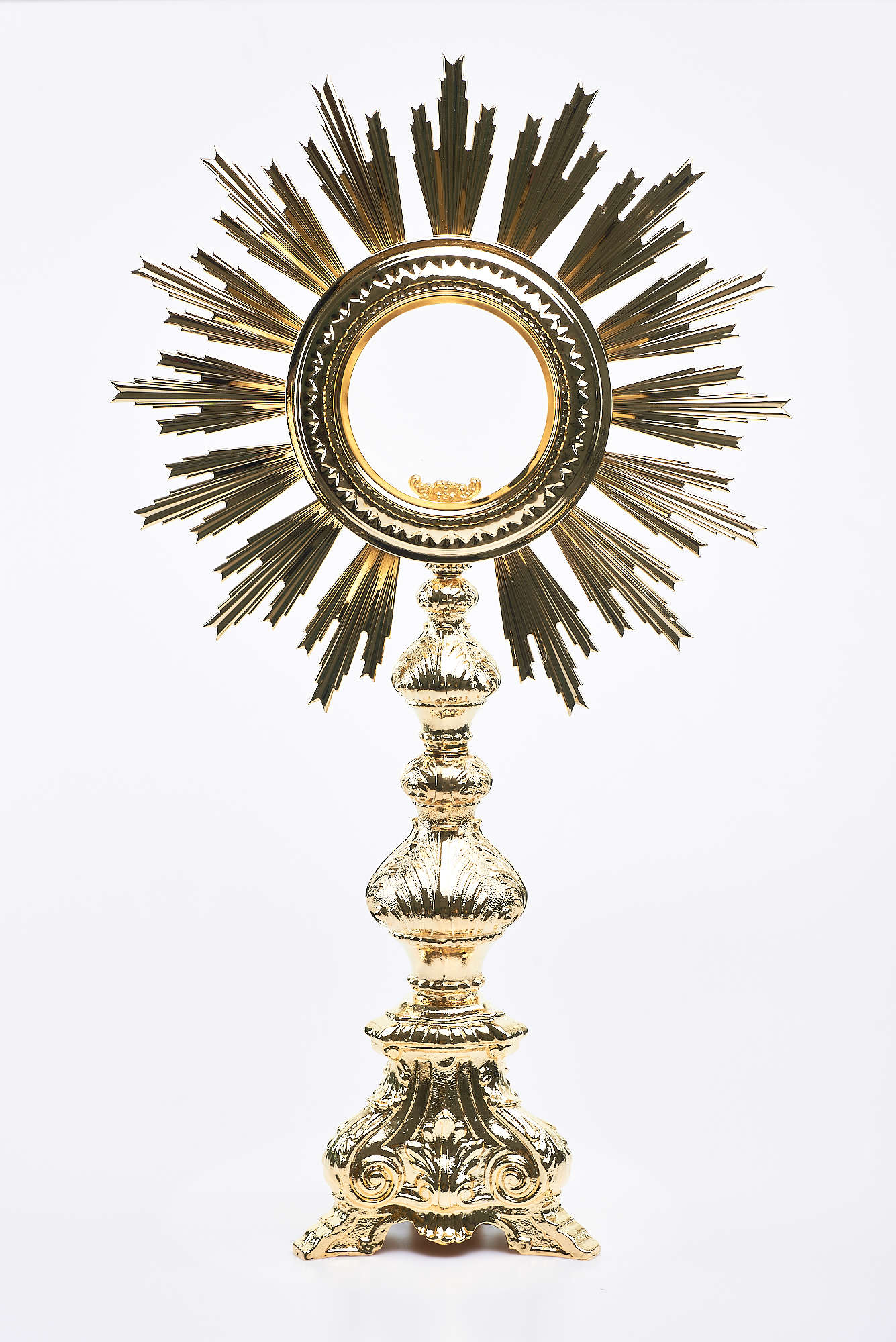 Ostensorio barocco per ostia magna