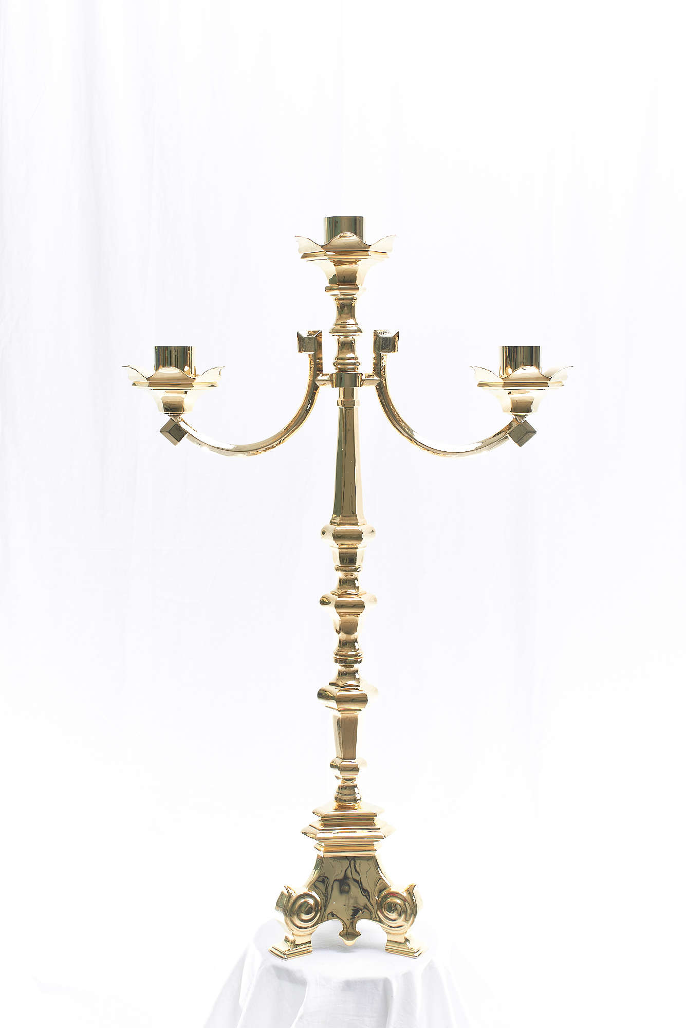 Candeliere Classico Barocco dorato