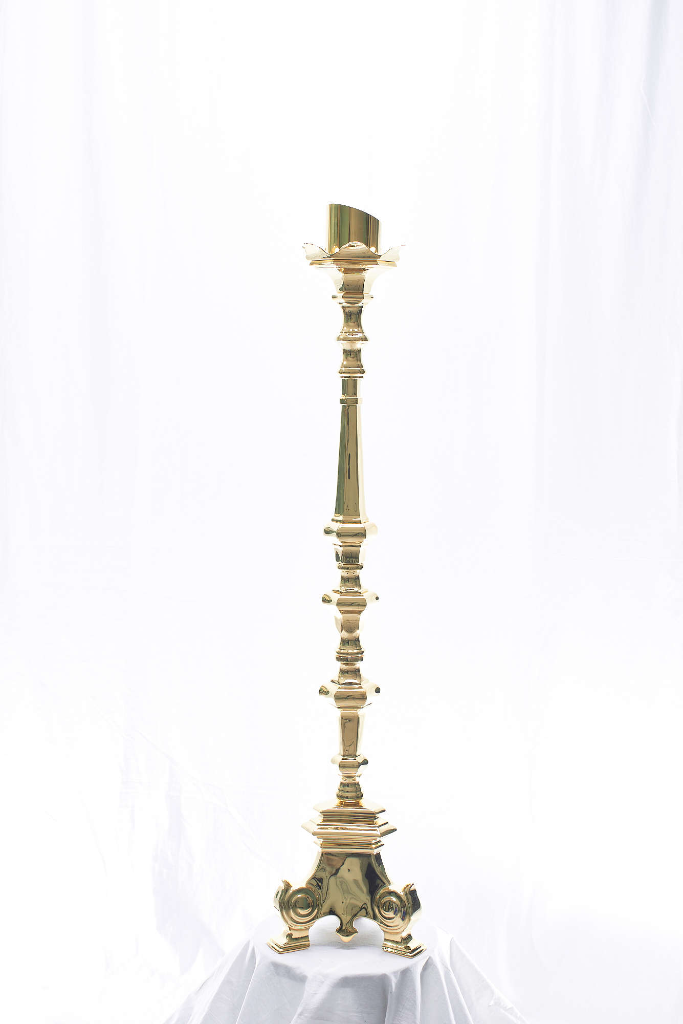 Base candeliere barocco h. 100 cm