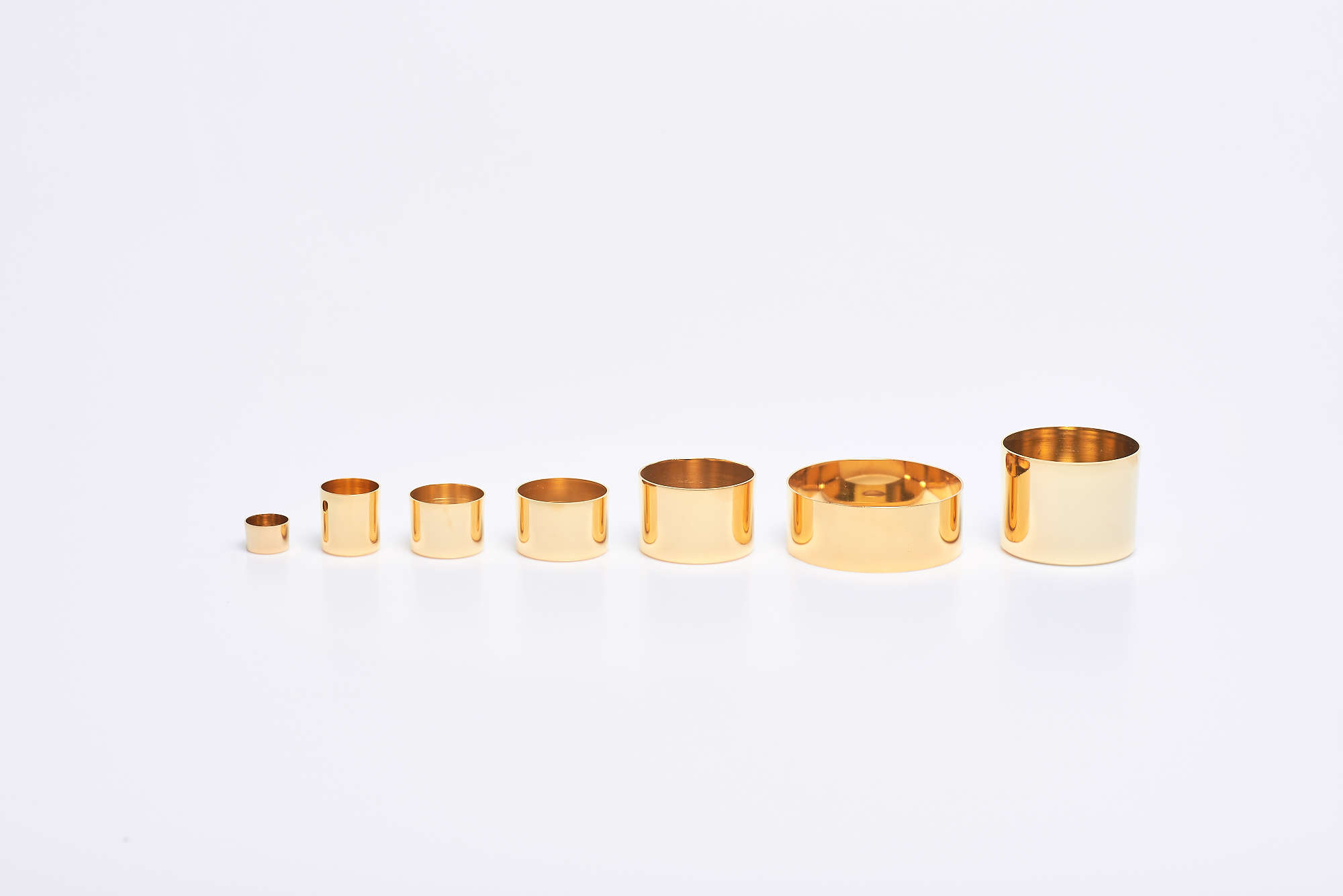 Bossoli classici in ottone