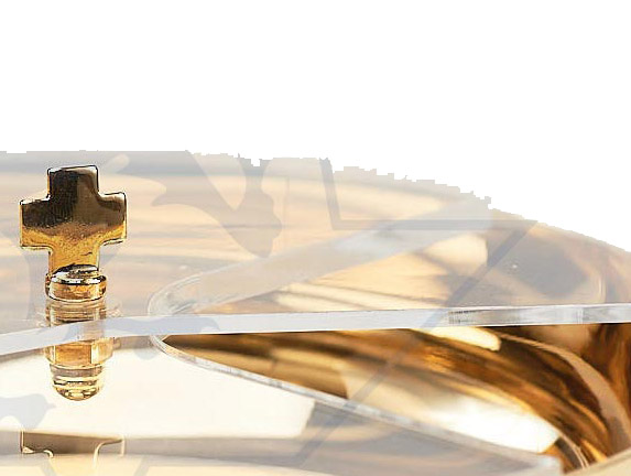 Ciotola con base Ø 14 con coperchio in plexiglass